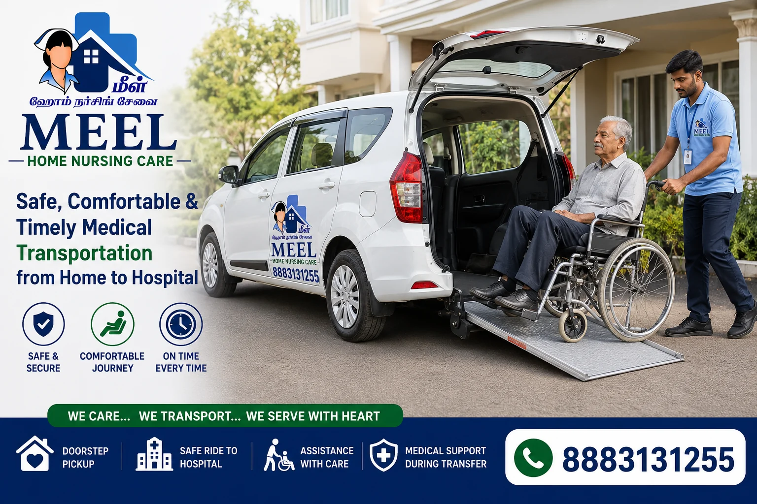 Safe, Comfortable & Timely Medical Transportation